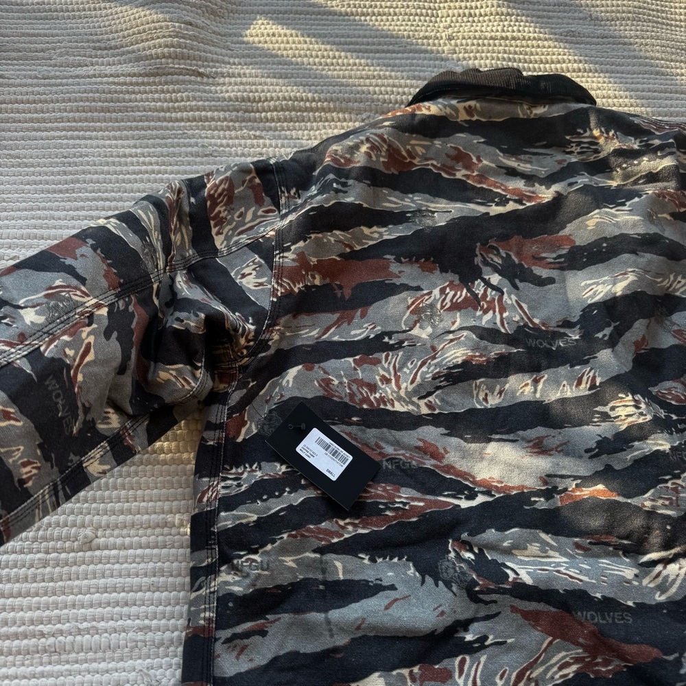 Darc Sport “Hard Work” Zip Jacket – Coffee Tiger Wolf Camo – Size S - Picture 9 of 9